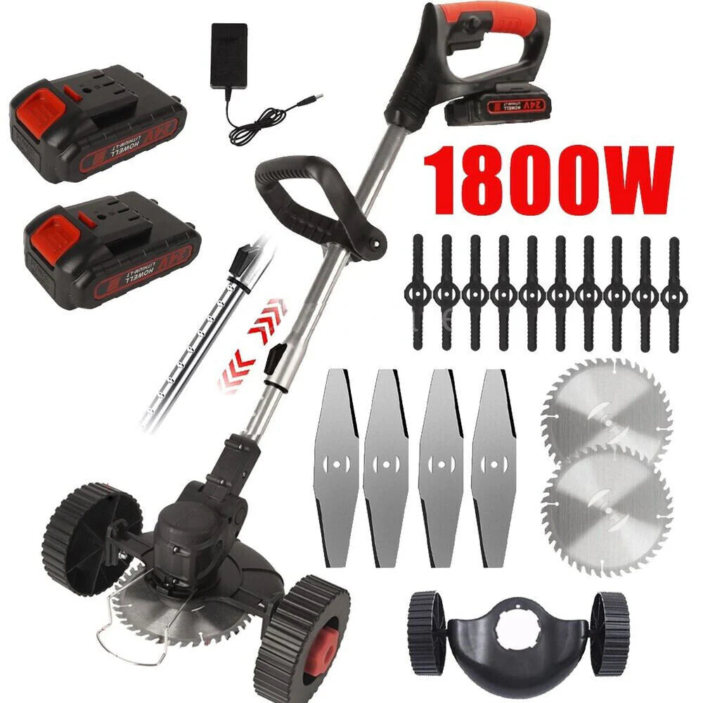 3   In   1   Cordless   Grass   Trimmer,   Weed   Eater   and   Edger