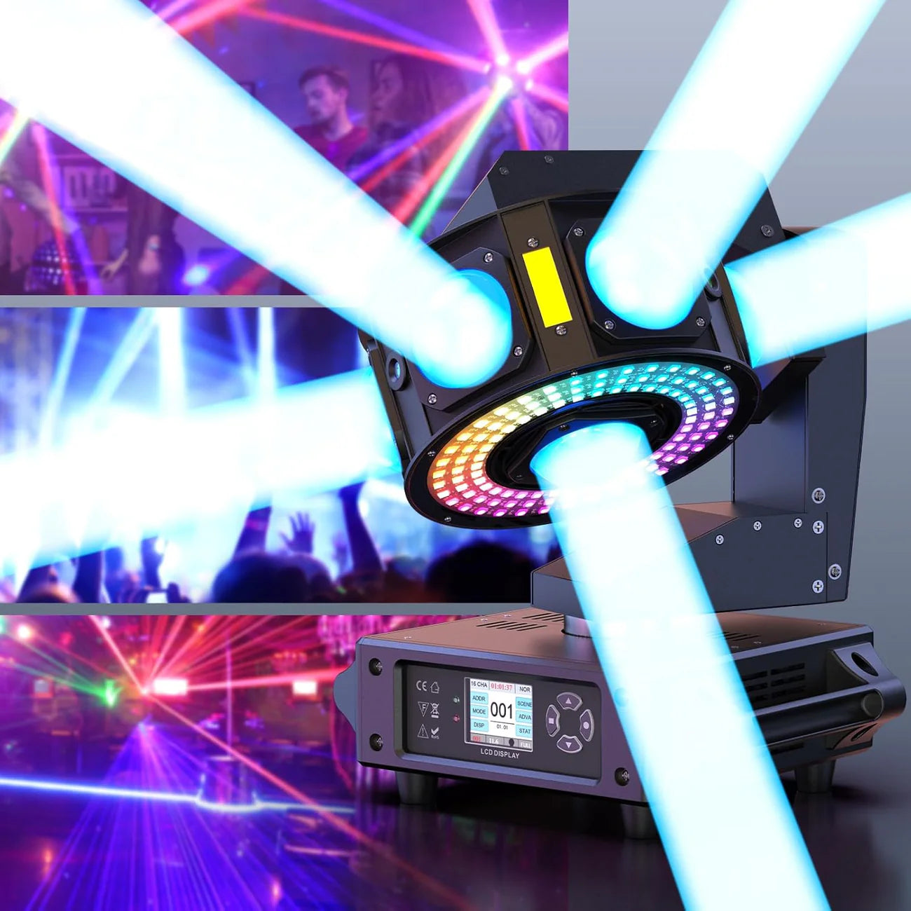 Guangmang flying fire meteor moving head light-E15