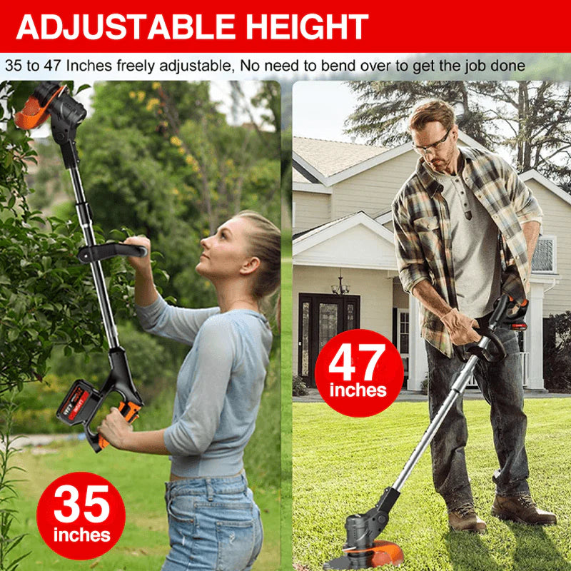 3   In   1   Cordless   Grass   Trimmer,   Weed   Eater   and   Edger