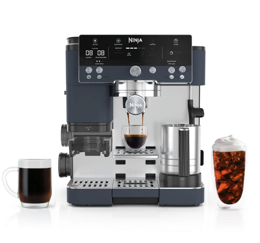 3-in-1 Espresso & Coffee Maker with Built-in Grinder, Cold Brew & Automatic Frother