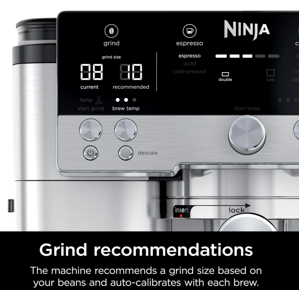 3-in-1 Espresso & Coffee Maker with Built-in Grinder, Cold Brew & Automatic Frother