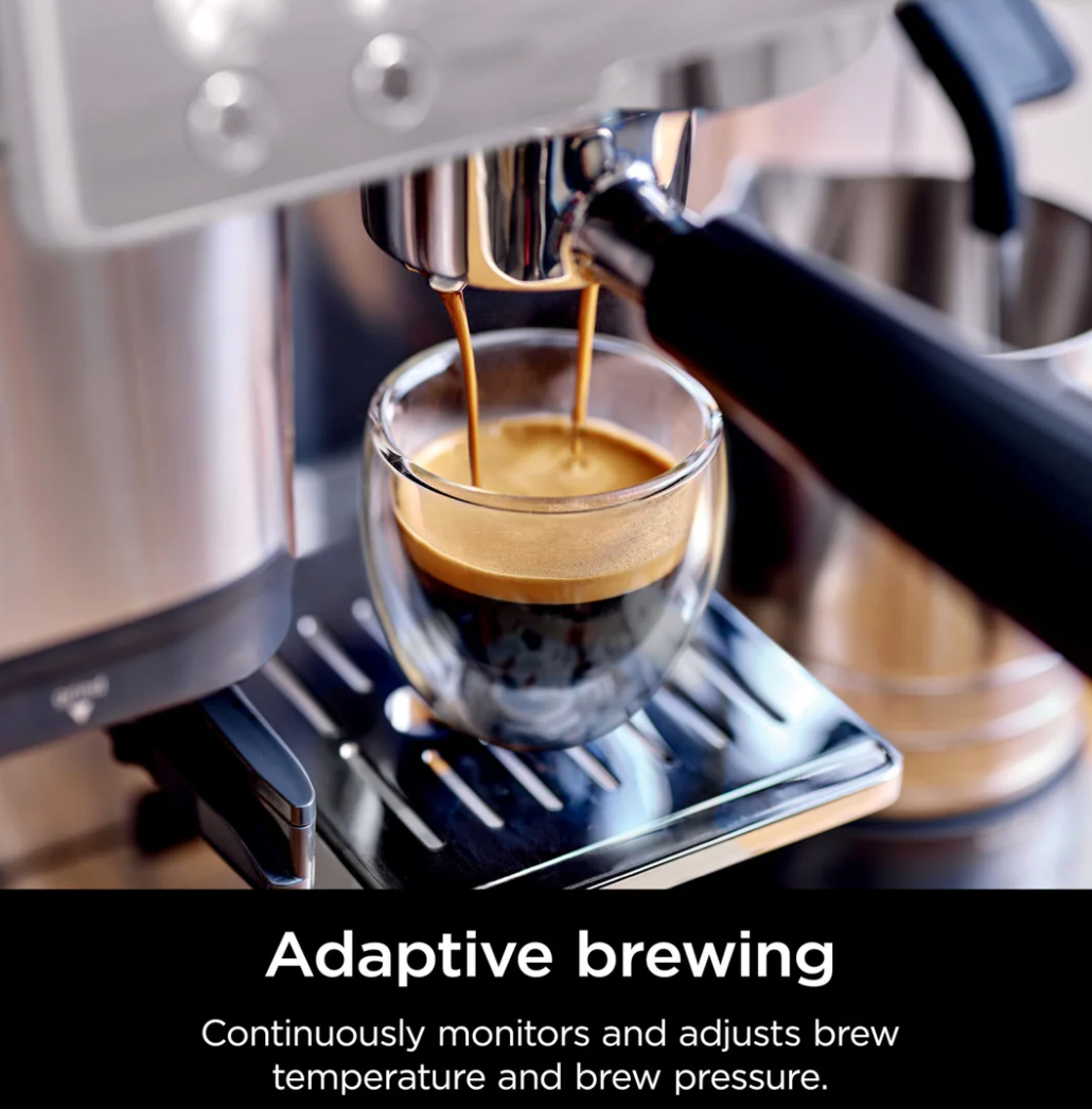 3-in-1 Espresso & Coffee Maker with Built-in Grinder, Cold Brew & Automatic Frother